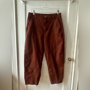 Everlane Utility Barrel Pant size 10 Brown